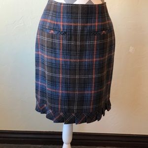 Cabi plaid skirt